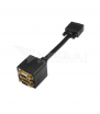 Duplicador Asiens SVGA A113-0080 VGA Macho - 2x VGA Hembra 20cm