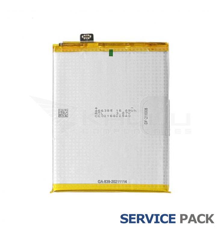 Batería BLP839 4310mAh Oppo A94 5G CPH2211, F19 Pro+ 5G CPH2213, Reno6 Z CPH2237, Reno5 Z 4906422 Service Pack