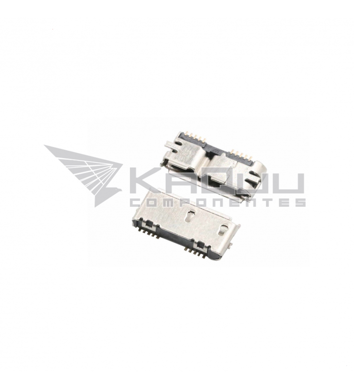 Conector Micro Usb Tipo B Usb 3.0 3.1 para Tablet Pc MP3 MP4 MP5 Disco Duro Hdd