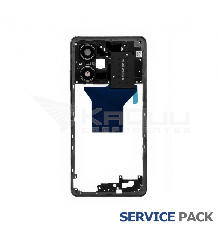 Chasis Marco Intermedio Xiaomi Redmi Note 12 Pro 5G 22101316C Negro 5600260M1600 Service Pack