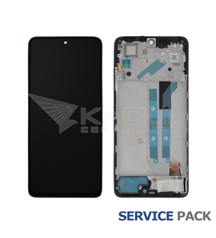 Pantalla Lcd Xiaomi Redmi Note 11 Pro 5G 21091116I, Poco X4 Pro 5G 2201116PG Marco Negro 5600010K6S00 Service Pack