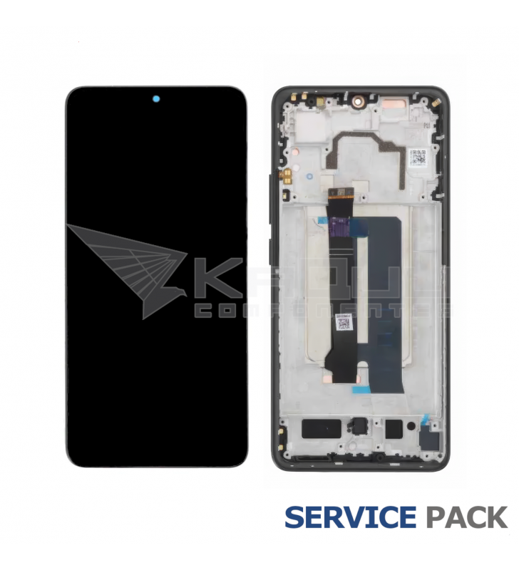 Pantalla Lcd Xiaomi Poco X6 Pro 5G 2311DRK48G Marco Negro 560002N11A00 Service Pack