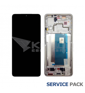 Pantalla Lcd Xiaomi Poco F6 Pro MZB0HBBEU Marco Blanco 5600150N1100 Service Pack