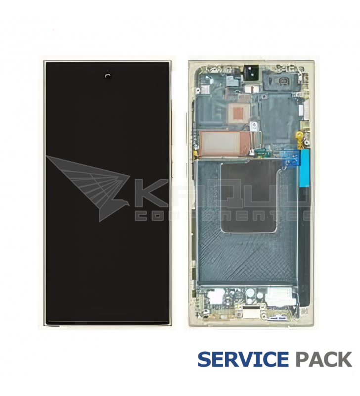 Pantalla Lcd Samsung Galaxy S24 Ultra 5G S928B Marco Amarillo GH82-33396C GH82-33386C Service Pack