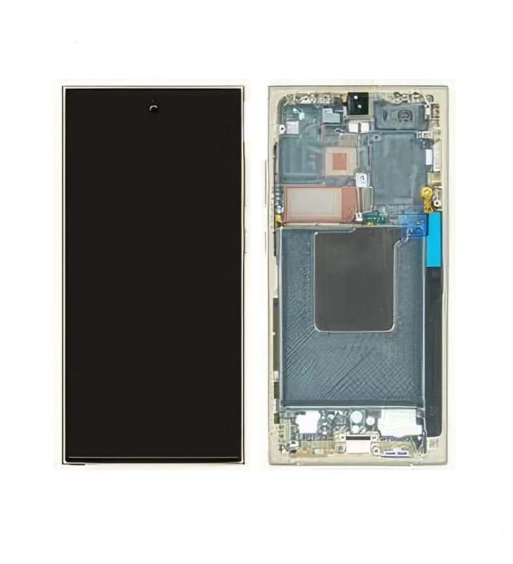 Pantalla Lcd Samsung Galaxy S24 Ultra 5G S928B Marco Amarillo GH82-33396C GH82-33386C Service Pack