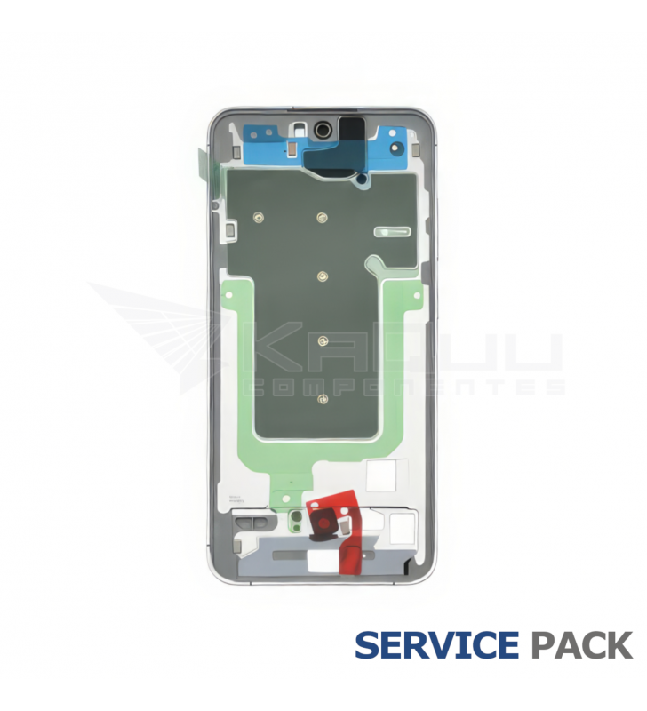 Chasis Marco Intermedio Samsung Galaxy S24 FE S721B Plata GH82-35851B Service Pack