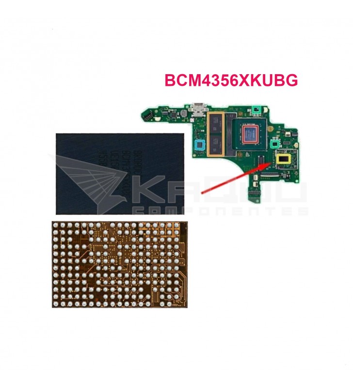 IC WIFI Bluetooth BCM4356XKUBG BCM4356X Chipset para Nintendo Switch HAC-001