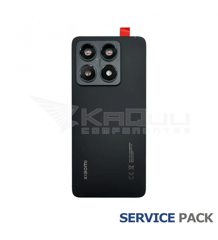 Tapa Trasera Xiaomi 14T 5G 2406APNFAG Negro 5600070N12A00 Service Pack