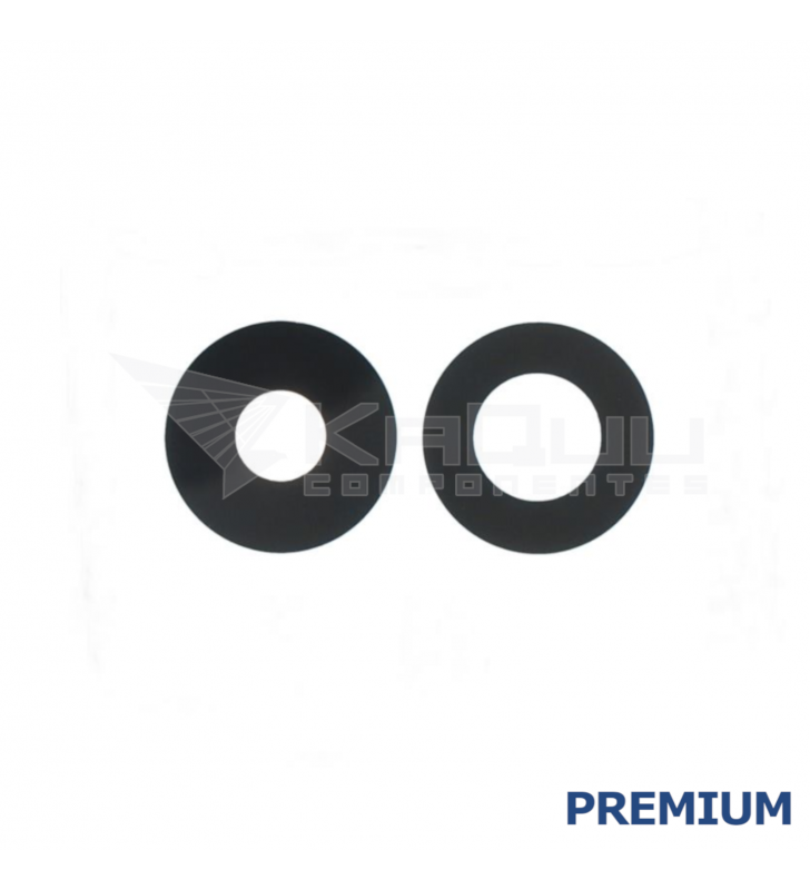 Set de 2 Cristal Cámara lente para Xiaomi 13T Pro 23078PND5G Premium