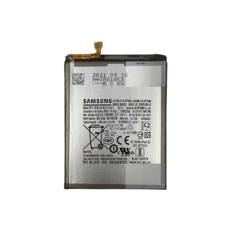 Batería EB-BA315ABY Samsung Galaxy A31 A315F, A22 4G A225F A225F GH82-25567A Service Pack Usado