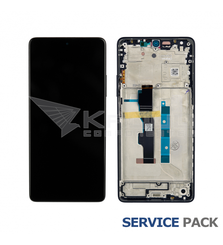 Pantalla Lcd Xiaomi Redmi Note 13 5G 2312DRAABG Marco Negro 5600020N1700 Service Pack