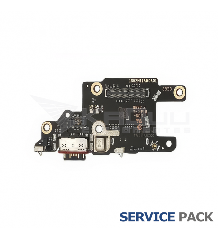 Flex Conector Carga Placa Tipo C Usb Xiaomi Poco X6 Pro 2311DRK48G 560004N11A00 Service Pack