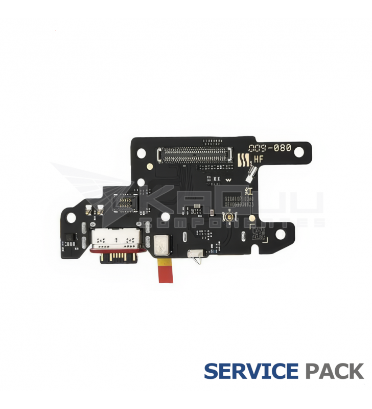 Flex Conector Carga Placa Tipo C Usb Xiaomi Poco X6 23122PCD1G 560004N16P00 Service Pack