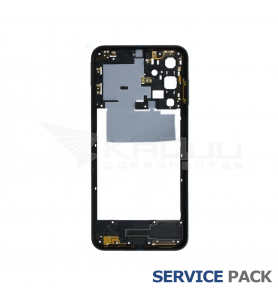 Chasis Marco Intermedio Samsung Galaxy A16 5G A166B Negro GH98-49821A Service Pack