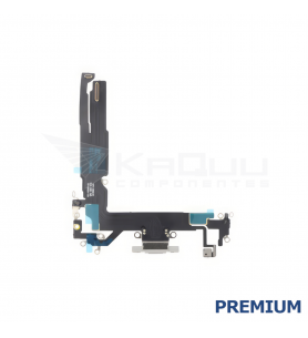 Flex Conector Carga para iPhone 16 A3287 Blanco Premium