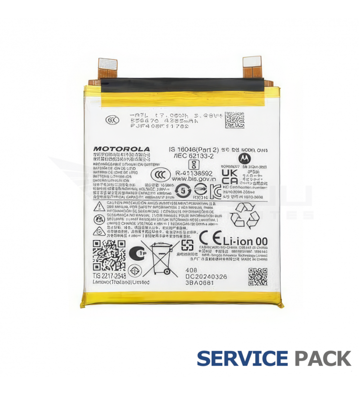 Batería QV45 4500mAh Motorola Moto Edge 50 Ultra PB0Y0016SE SB18D97987 Service Pack