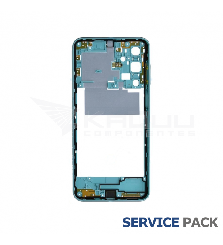 Chasis Marco Intermedio Samsung Galaxy A16 5G A166B Verde GH98-49821D Service Pack