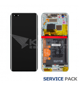 Pantalla Lcd Honor Magic 5 Pro PGT-AN10 Marco Verde con Batería 0235AFDK 0235ALQC Service Pack