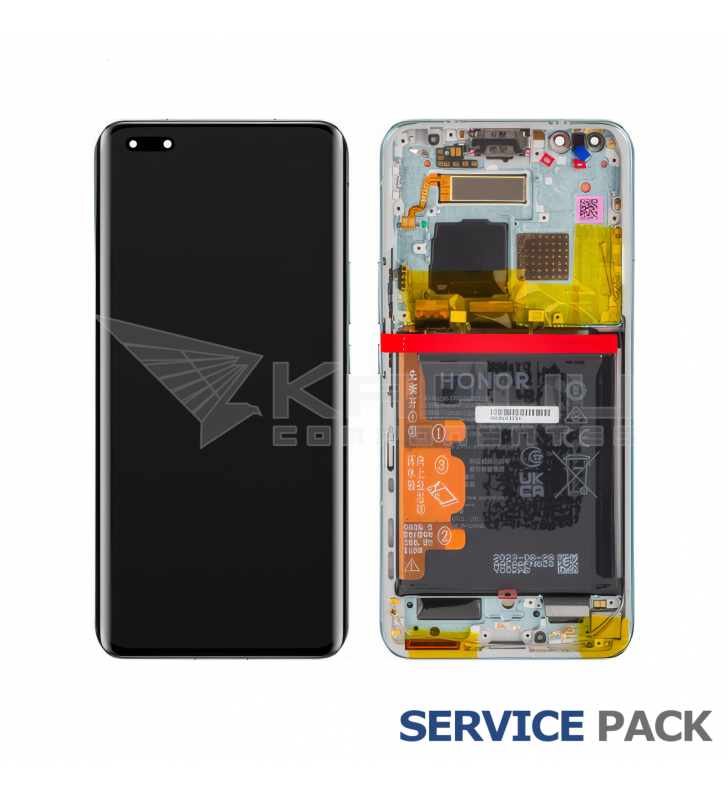 Pantalla Lcd Honor Magic 5 Pro PGT-AN10 Marco Verde con Batería 0235AFDK 0235ALQC Service Pack
