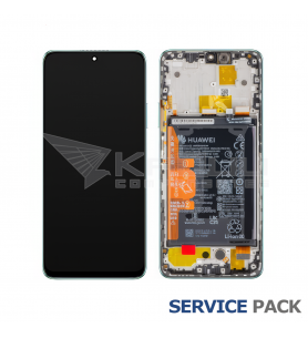Pantalla Lcd Huawei Nova Y90 CTR-LX2 Marco Verde con Batería 02355ARG Service Pack