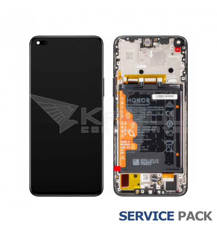Pantalla Lcd Honor 50 Lite NTN-L22 Marco Negro con Batería 02354FMV Service Pack