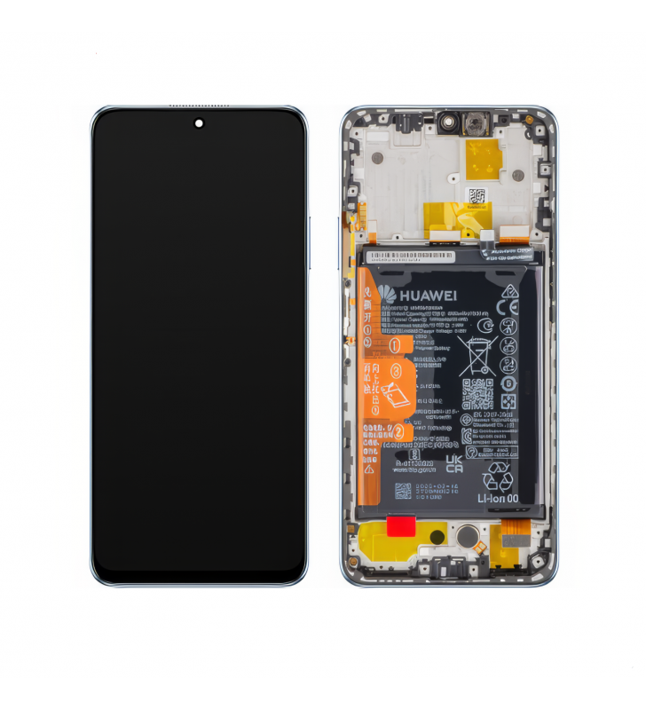 Pantalla Lcd Huawei Nova Y90 CTR-LX2 Marco Azul con Batería 02355ARH Service Pack