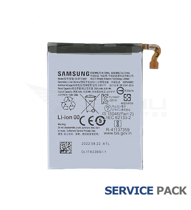 Batería Principal EB-BF723ABY Samsung Galaxy Z Flip4 F721B GH82-29434A Service Pack Usado