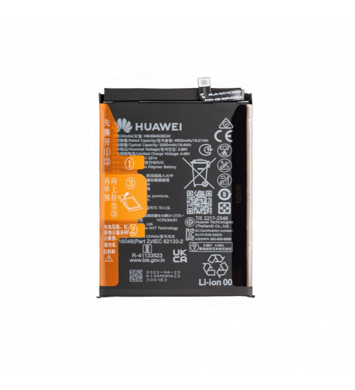 Batería 5000mAh HB496493EGW Huawei Nova Y90 CTR-LX2 02355AVL Service Pack
