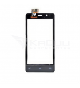 Cristal Tactil de Reparación para BQ Aquaris E4.5 Negro