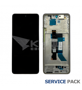 Pantalla Lcd Xiaomi Redmi Note 14 Pro 5G 24090RA29G Marco Púrpura 56002400O1600 Service Pack Versión Global