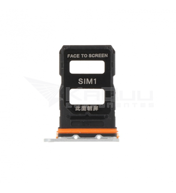 Bandeja Sim Dual para Xiaomi 14T 5G 2406APNFAG Gris