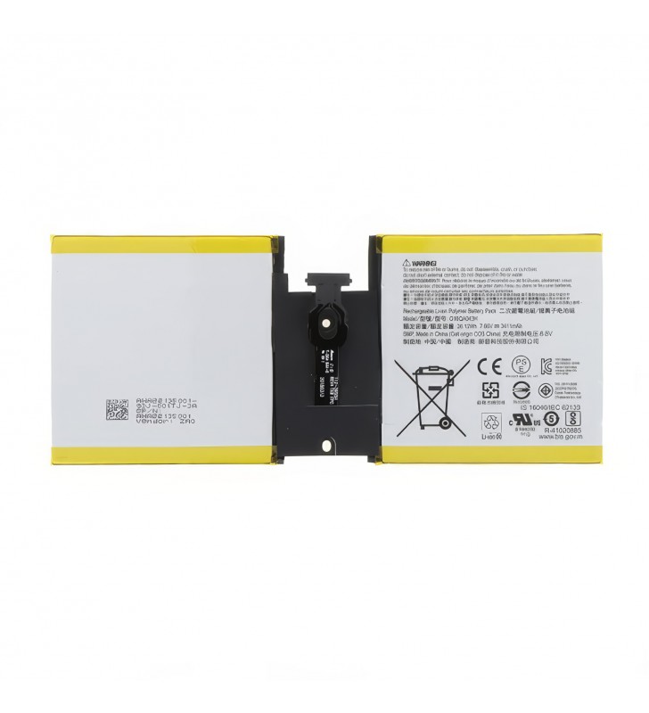 Bateria 3411mAh para Microsoft Surface Go 1824 Premium