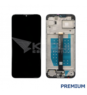 Pantalla Lcd para Motorola One Fusion XT2073 Marco Negro Premium
