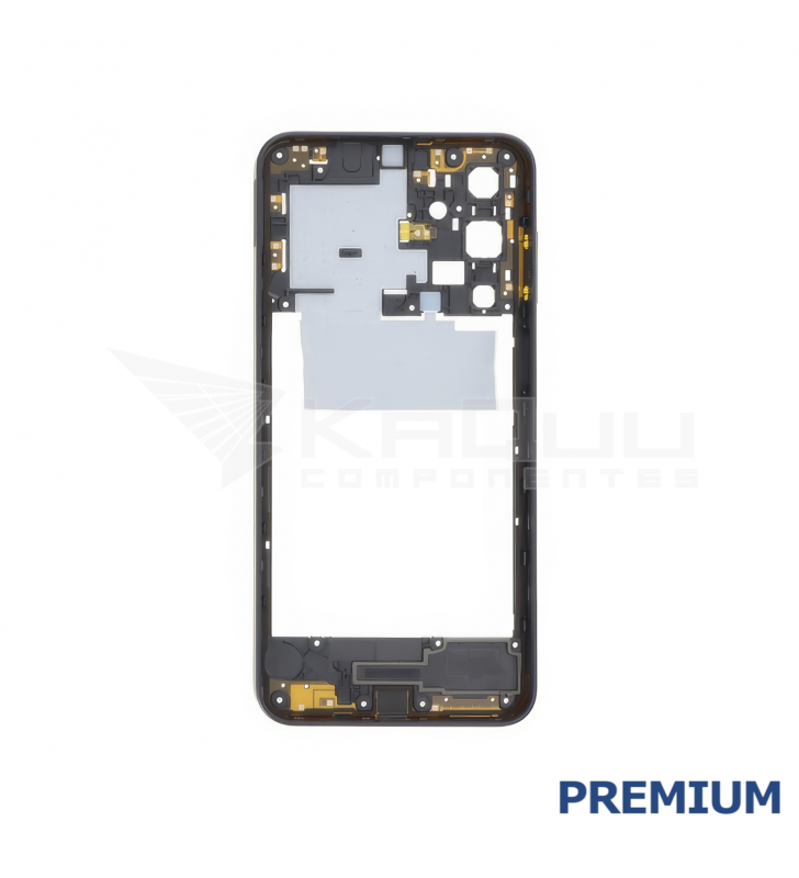 Chasis Marco Intermedio para Samsung Galaxy A16 5G A166B Negro Premium