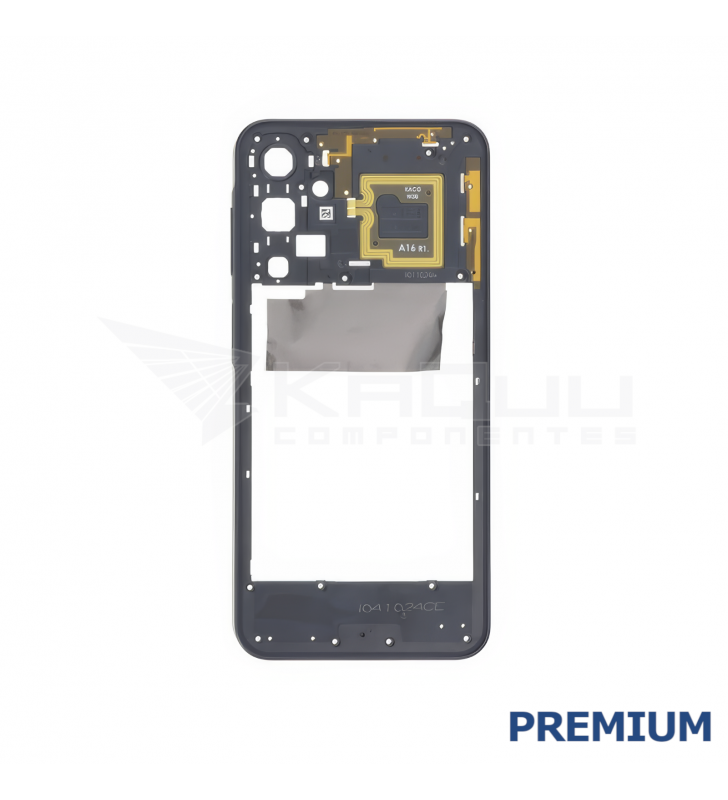 Chasis Marco Intermedio para Samsung Galaxy A16 5G A166B Negro Premium