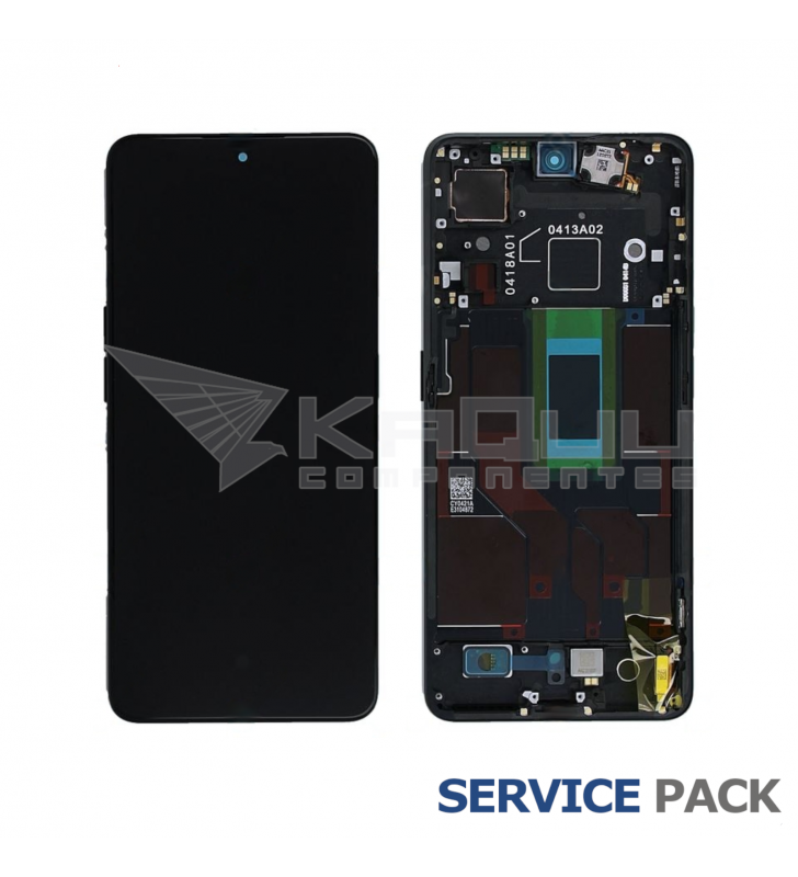 Pantalla Lcd Oppo Reno8 Pro CPH2357, Reno8 Pro Plus PFZM10 Marco Negro 4130263 Service Pack