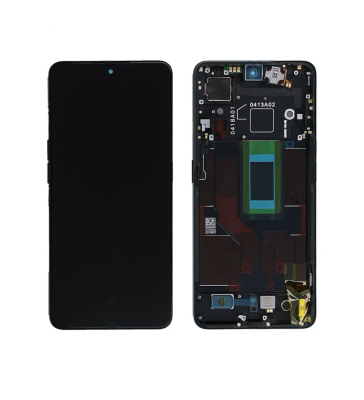 Pantalla Lcd Oppo Reno8 Pro CPH2357, Reno8 Pro Plus PFZM10 Marco Negro 4130263 Service Pack