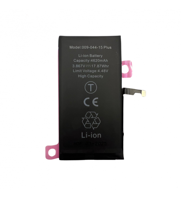 Batería 4620mAh para iPhone 15 Plus A3094 Alta Capacidad