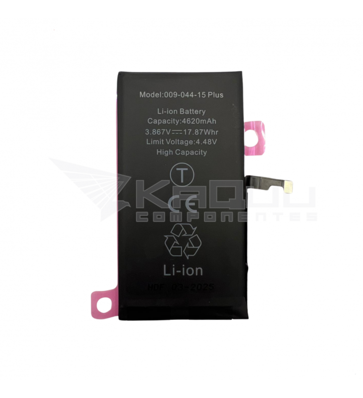 Batería 4620mAh para iPhone 15 Plus A3094 Alta Capacidad