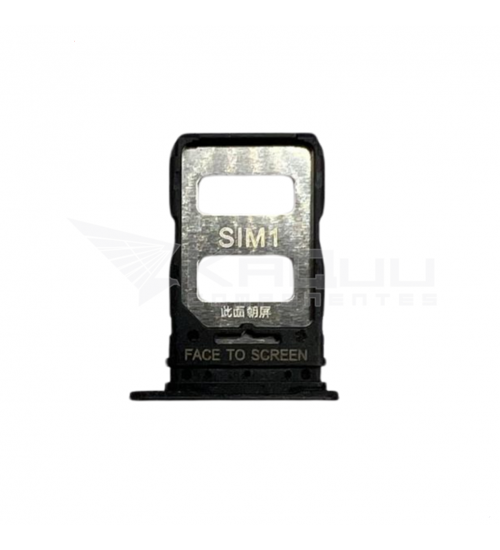 Bandeja Sim Dual para Xiaomi 14T Pro 5G 2407FPN8EG Negro
