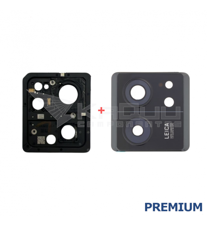 Embellecedor Cristal Cámara Lente para Xiaomi 13T 2306EPN60G, 13T Pro 23078PND5G Premium