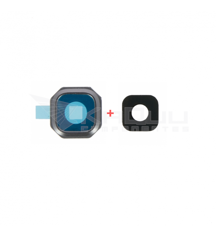 Embellecedor cristal cámara lente para Samsung Galaxy A3 2016 A310F NEGRO