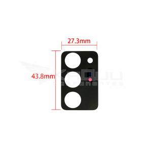 Cristal Cámara Lente para Samsung Galaxy Note 20 Ultra / 5G N986F N986U Negro