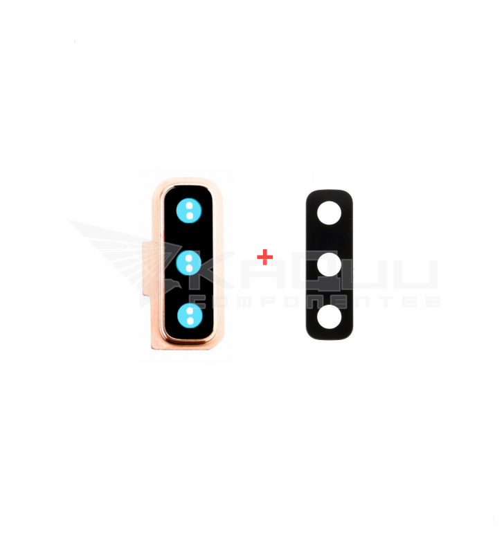 Embellecedor cristal cámara lente para Samsung Galaxy A7 2018 A750F DORADO