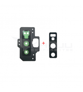Embellecedor Cristal Cámara Lente para Samsung Galaxy Note 9 N960F Negro