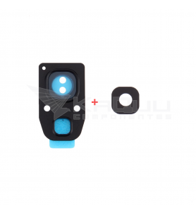Embellecedor Cristal Cámara Lente para Samsung Galaxy A5 2017 A520F A320F A720F Negro