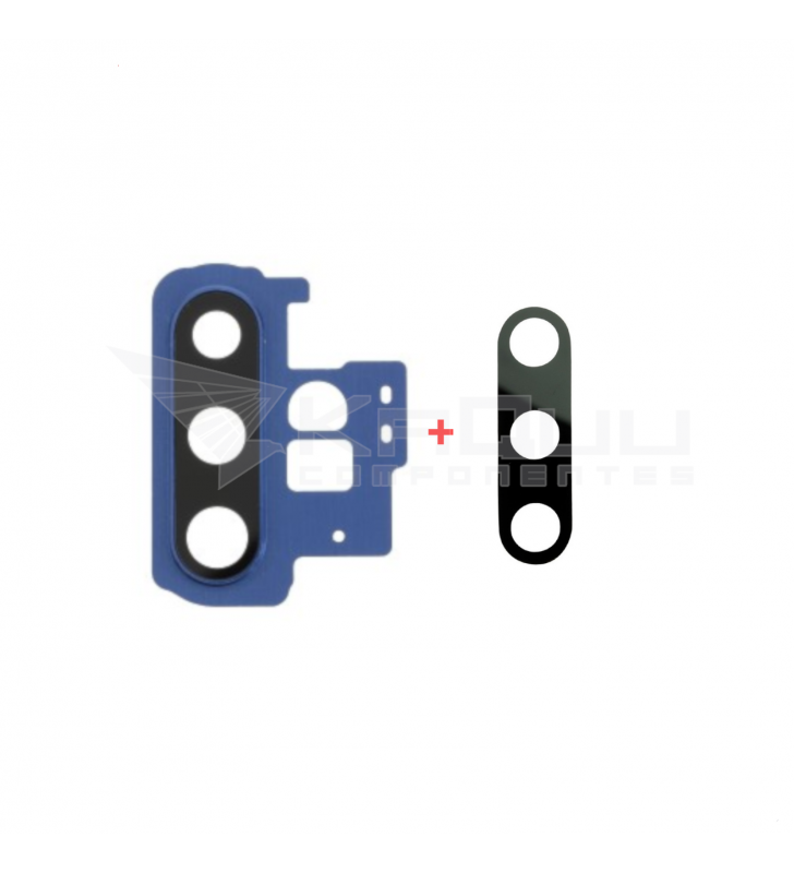 Embellecedor Cristal Cámara Lente para Galaxy Note 10 Plus N975F / N976B Azul