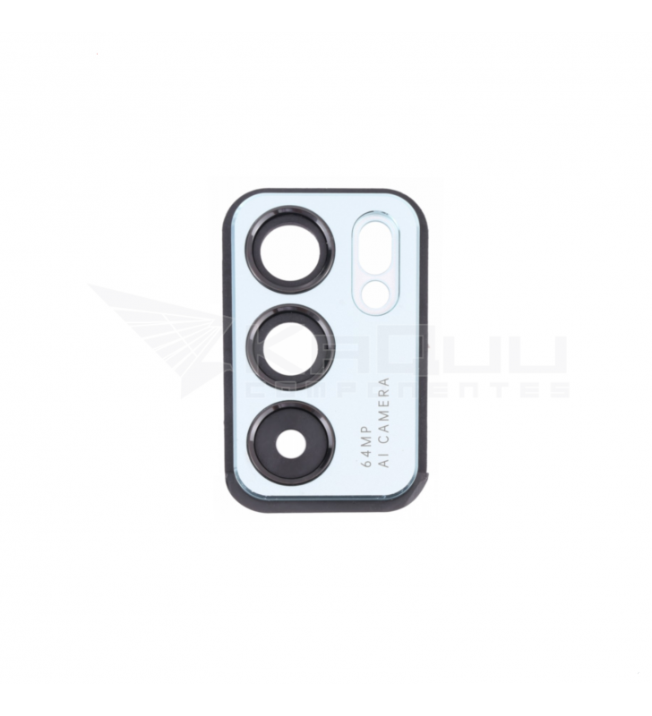 Embellecedor Cristal Cámara Lente para Oppo Reno6 Pro 5G CPH2247 Azul