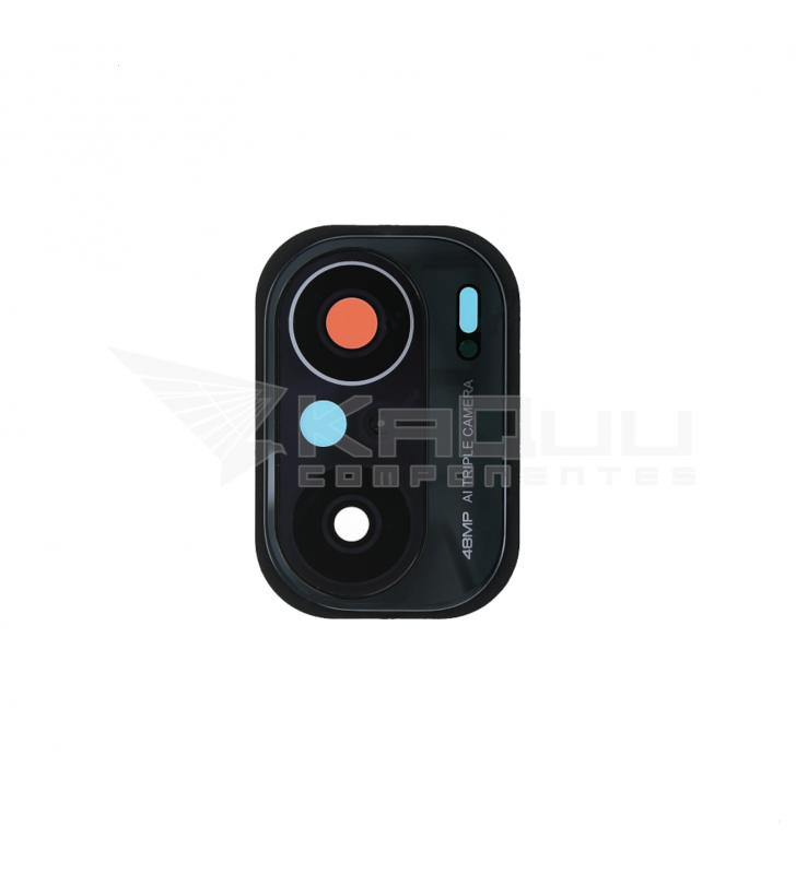 Embellecedor Cristal Cámara Lente para Xiaomi Poco F3 M2012K11AG Negro