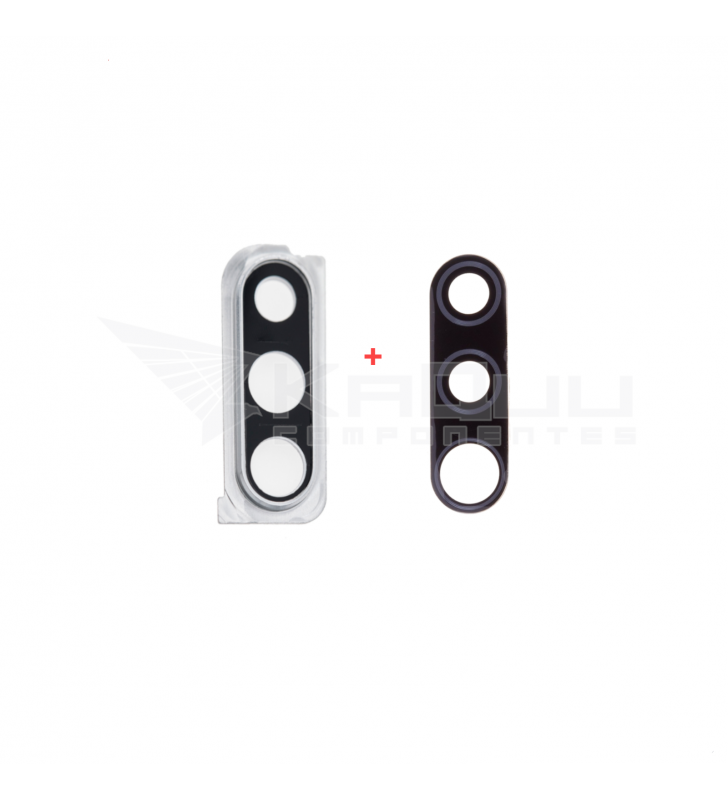 Embellecedor Cristal Cámara Lente para Samsunggalaxy A30S A307F Plata
